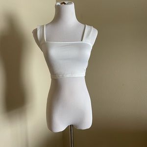 H&M ribbed cropped tank